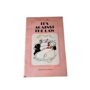 1971 It's Against the Law Reader's Digest Humor Book Otto Soglow Cartoons